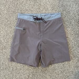 Driftline Original Drifties Wetsuit Lined Board Shorts Men's 31 Mauve Neoprene
